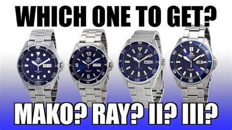 orient mako ii vs mako iii